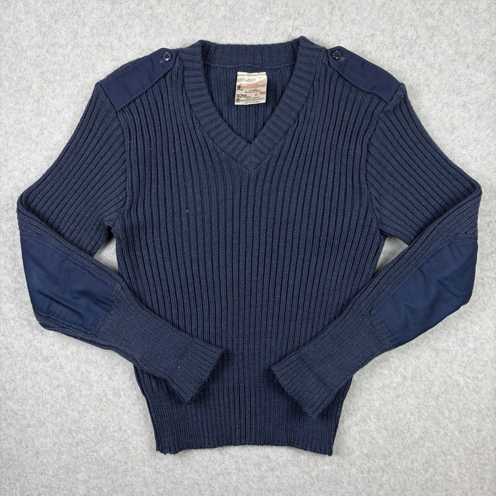 Brigade Quartermasters Sweater Mens 40 Medium Knit Wool Woolly Pully UK Commando